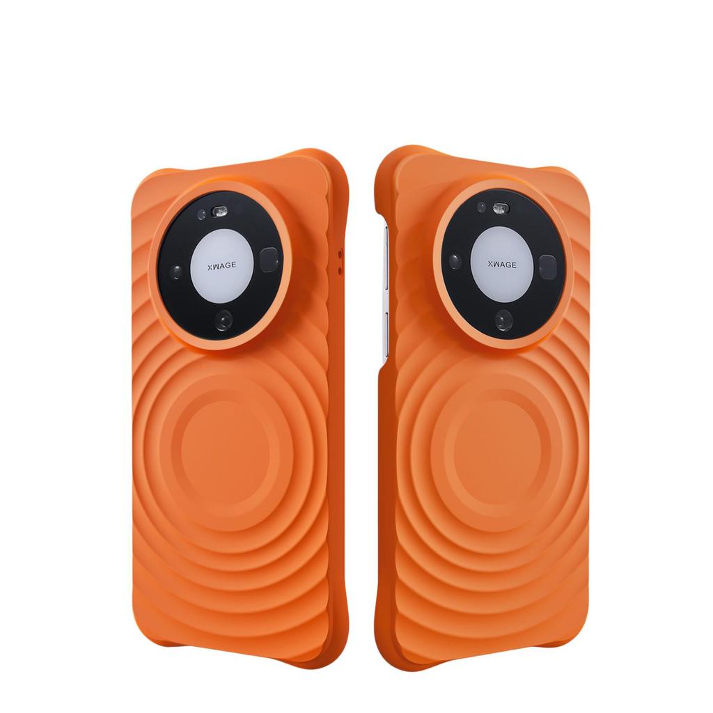Magnetische Flüssigsilikonhülle für Huawei Mate80 Pro - Wellenmuster, Stoßfest