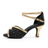 Latein-Tanzschuhe Damen Indoor-Tanzschuhe mit weicher Sohle, verschleißfeste High Heels