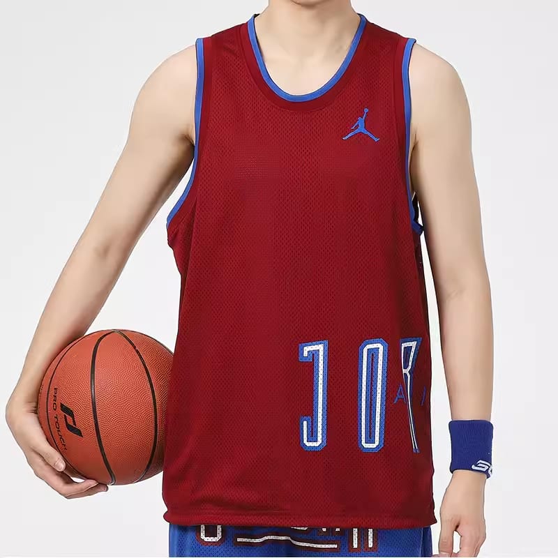 Jordan Basketball Jersey Men's Burgundy DA7235-677