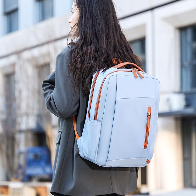 Unisex Large Capacity Laptop Backpack – Waterproof Nylon Travel School Bag for Students & Commuters