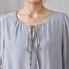 Mom's Retro Summer Chiffon Dress: 2026 Slim-Fit Two-Piece Style