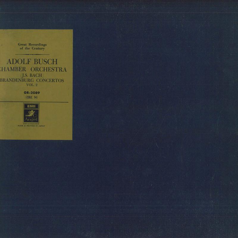 

LP Record - Bach: Complete Brandenburg Concerto GR2089 EMI ANGEL Japan Classical Used