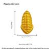 Mini Wealth Luck Charms 100PCS Gold Ingots Small Gold Dollars for DIY Craft Bag Pendant Accessory Home Living Room Decor