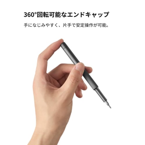 HOTO 28-in-1 Precision Screwdriver Set with 360 Rotating End Caps, Magnetic Bit Case, Lightweight Aluminum Body, S2 Alloy Steel, and 28 Bits, Perfect