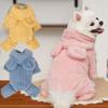 Warm Dog Jumpsuit Thick Pet Pajamas Soft Puppy Four-Legged  Outdoor Activities