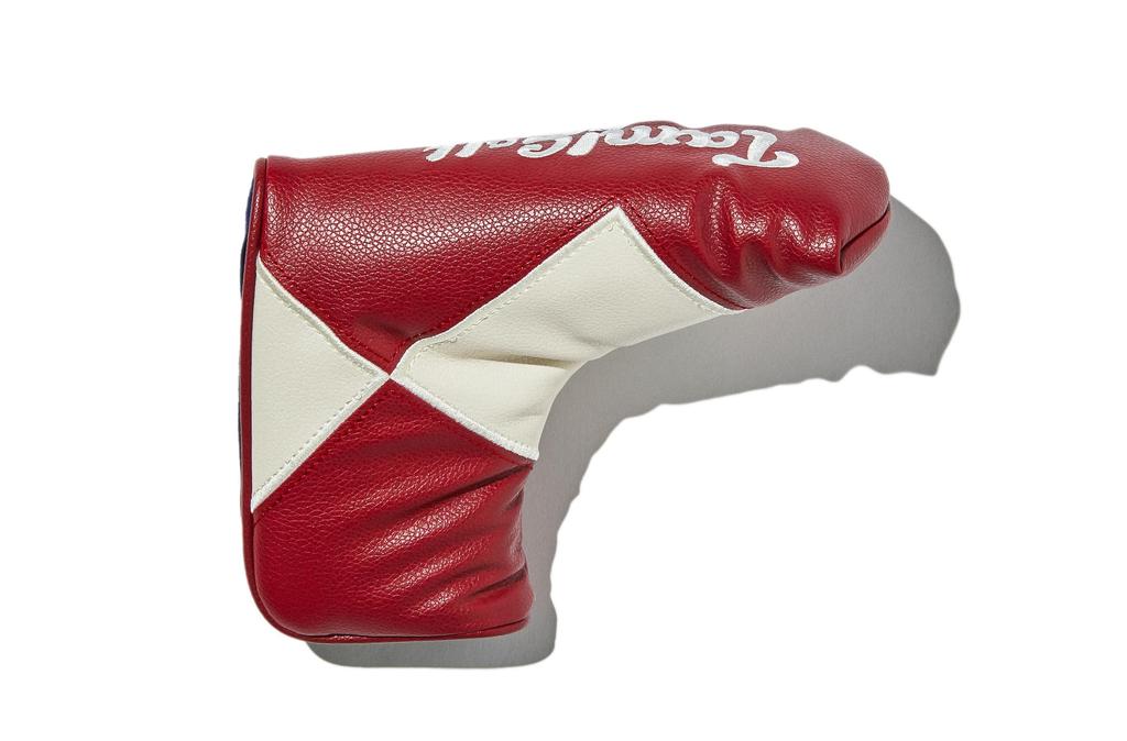 BACKSPIN Diamond Pattern Check Pattern Synthetic Leather Head Cover for Putter Pin Type