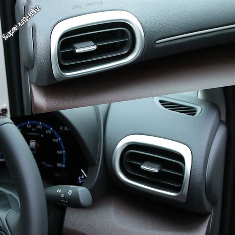Side AC Air Conditioning Outlet Vent / Steering Wheel Frame Cover Trim For Toyota Yaris Cross  - 2025 ABS Matte Accessories