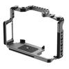 Aluminum DSLR Camera Cage for EOS5d2/5d3 5d4/6d2 Featuring Double Cold Shoe Mounts and Multiple Accessory Screws