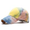New tie-dye baseball cap men's and women's fashion trend cap spring and summer outdoor leisure visor