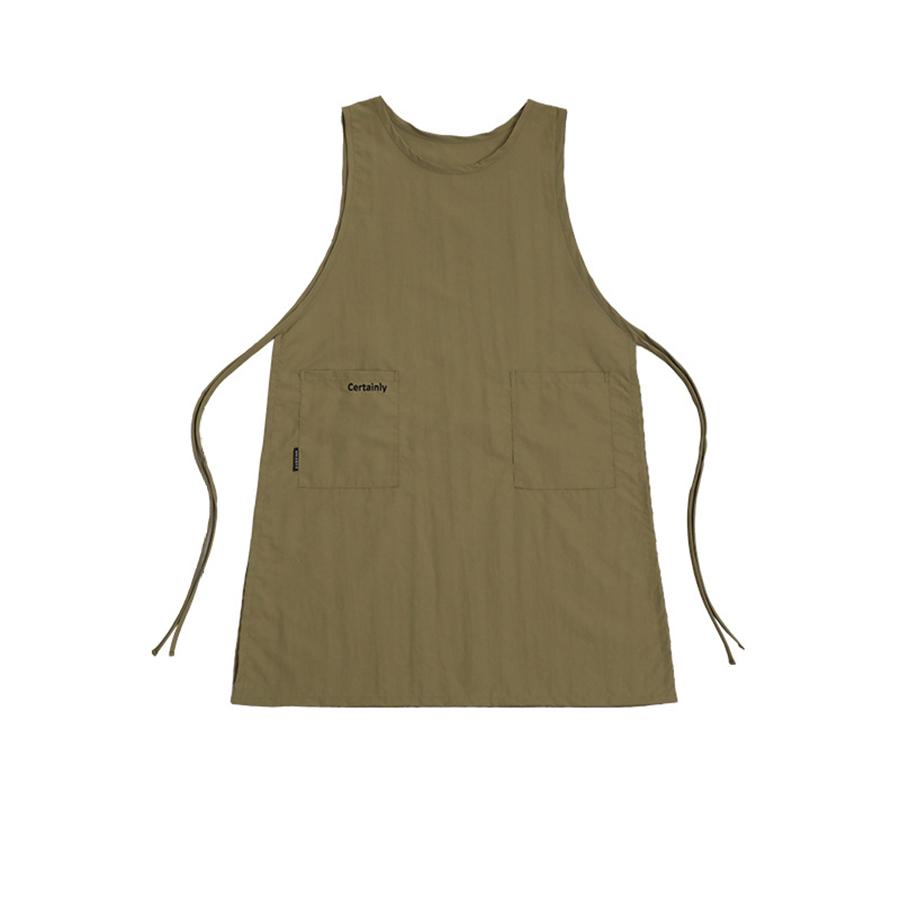 Anti-dirty Long Vest Waterproof Kitchen Apron with Pockets Women's Painting Cooking Working Pinafore Nail Salon Beauty Apron