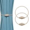 2pcs European Style Conical Shaped Strong Magnetic Curtain Tiebacks for Thin or Heavy Curtains, Suitable for Home, Living Room