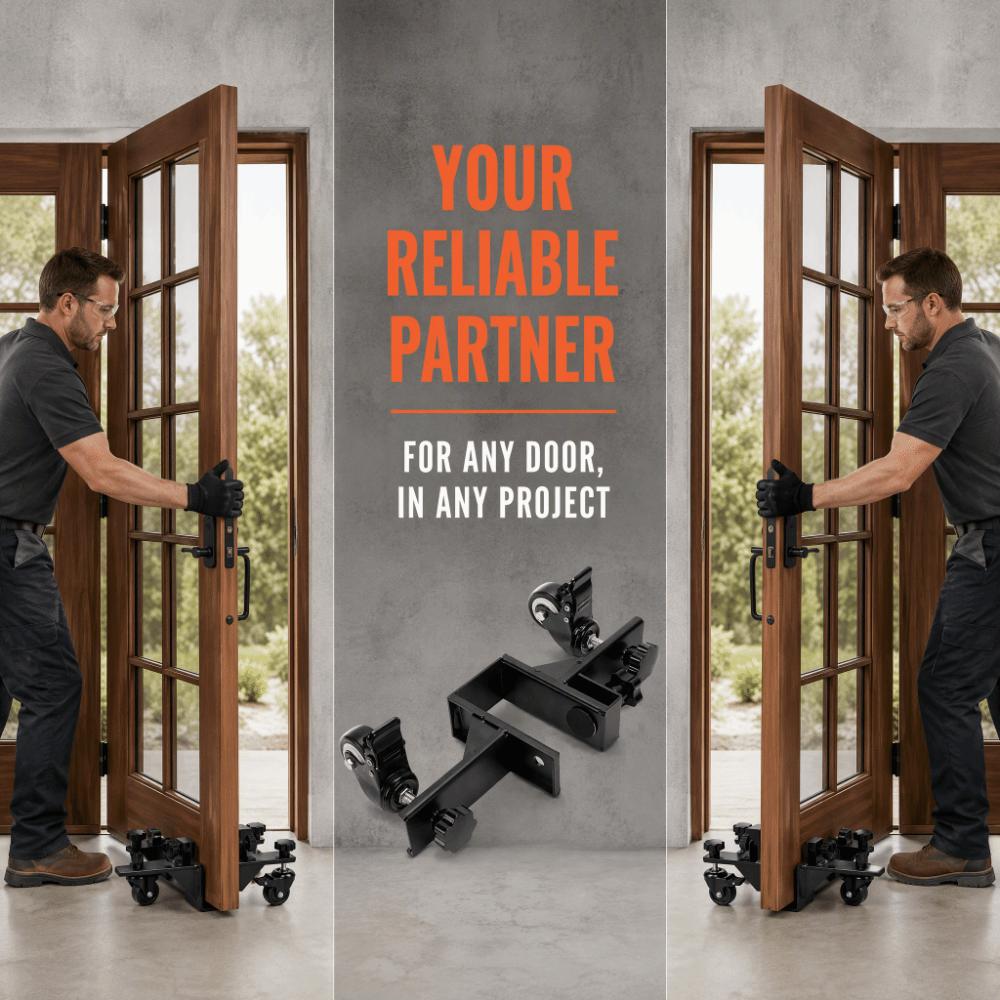 Thickened Panel Moving Cart Adjustable Door Lifter Tool Stable Door Installation Dolly  Carpenters