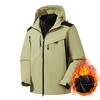 Outdoor Three-in-one Jacket for Men and Women, Two-piece Jacket, Silver Fox Velvet Jacket