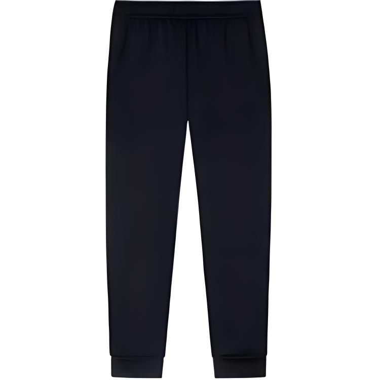 

Anta Casual Simple Solid Color Straight Leg Elastic Knit Sports Pants Men bottoms Basic-Black 152447308-3 M