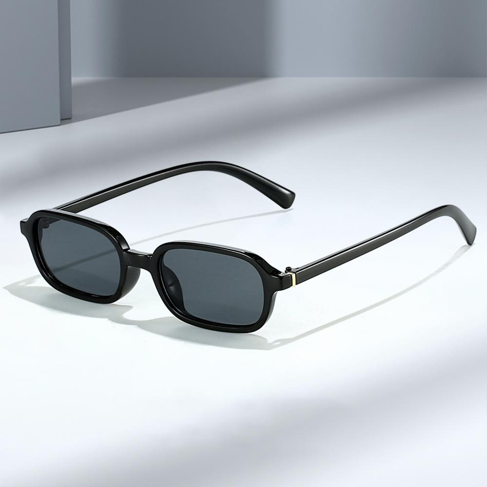 Attractive Glasses Men's Grey 2026 Trendy Eyewear Rectangle Sun Glasses Wo Anti Uv400 Vintage Sunglasses Shades Eyepiece Small Square Glasses