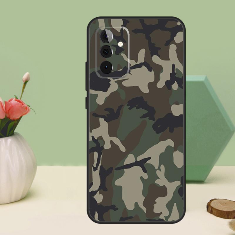 Military Army Camouflage For Samsung Galaxy A16 A55 A35 A15 A32 A12 A22 A52 A54 A34 A14 A56 A36 A26 A13 A53 A06 Case