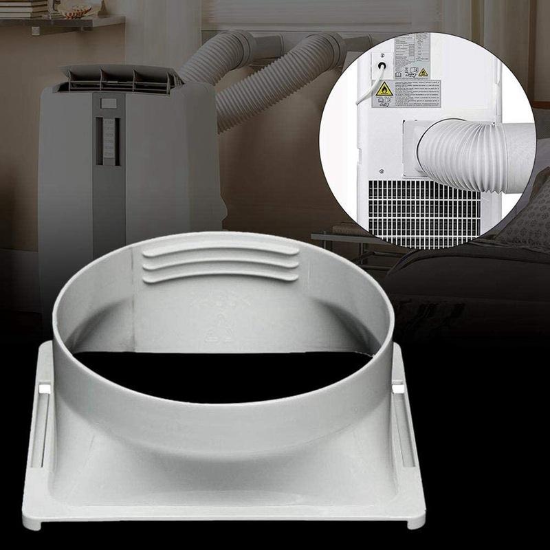 Interfaccia Tubo di Scarico Condizionatore d'Aria, Connettore Adattatore Corpo Condizionatore Portatile Domestico Mobile, Quadrato 15cm