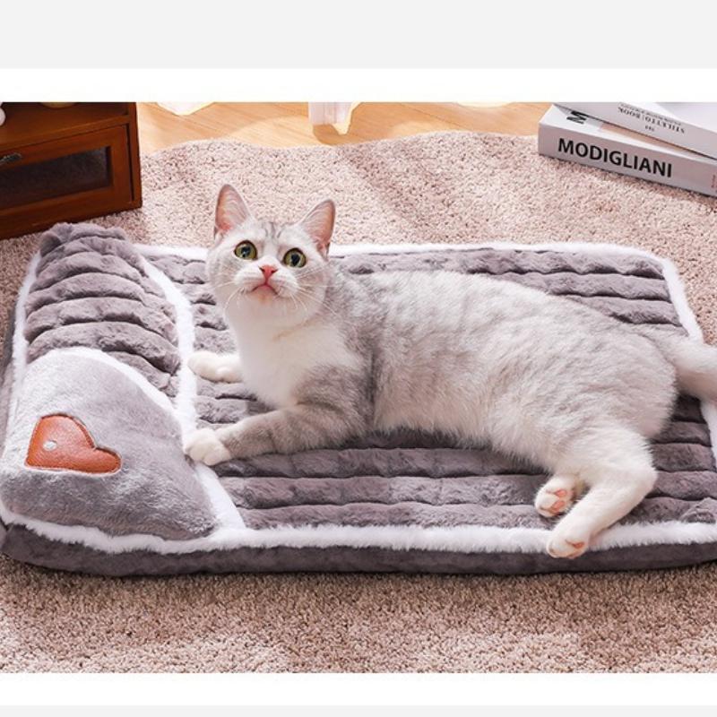 Pet Products Cat Dog Cushion Thickened Pet Nest Dog Sleeping Pad Pet Sofa Kennel Cat Nest Four Seasons