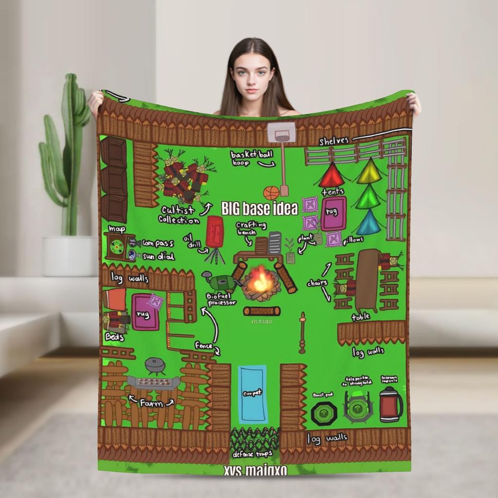 99 Nights in The Forest  Blankets Quality Warm Soft  Throw Blanket Winter Decorative Bedroom Graphic Bedspread