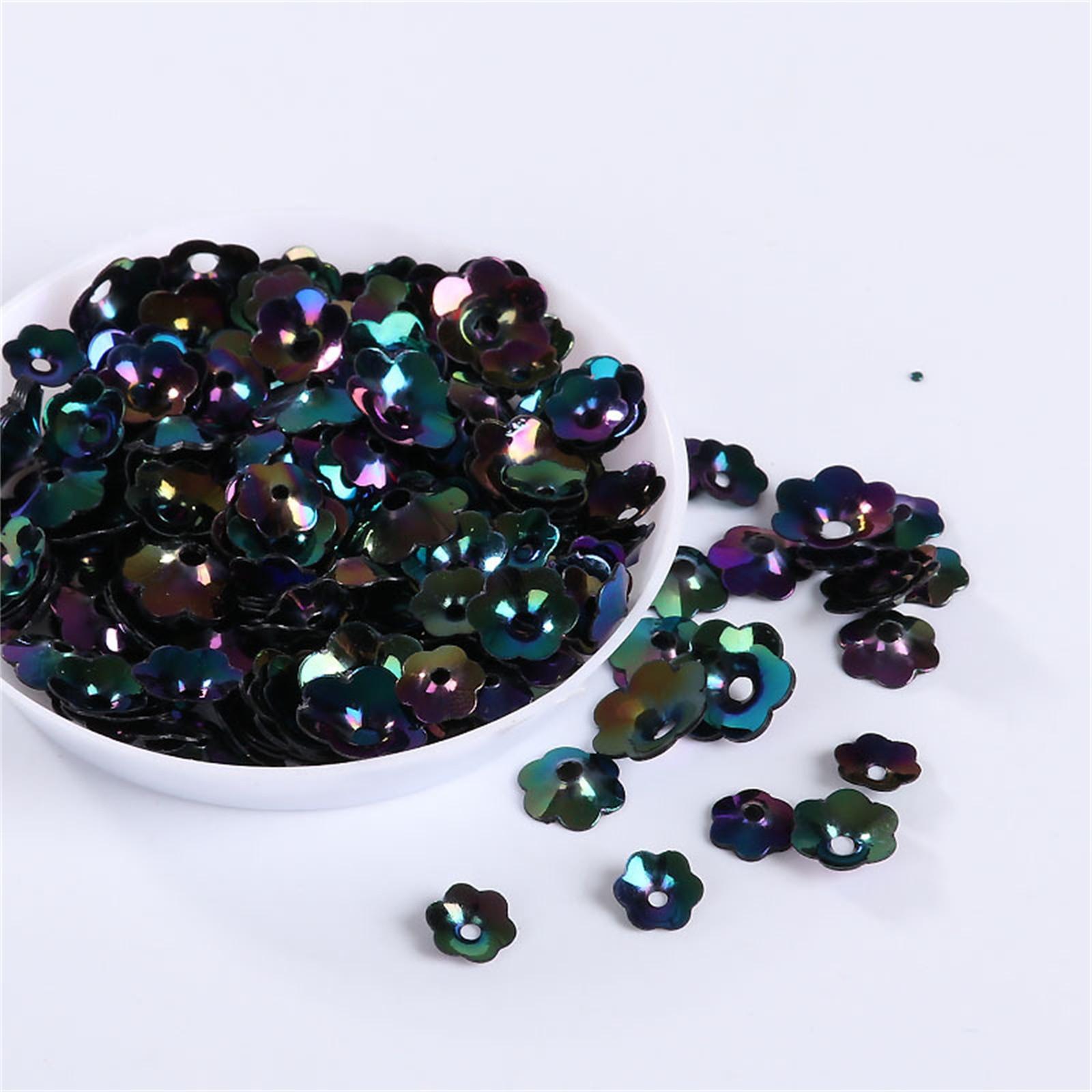 

Горячая 10 г/упаковка смешанного размера, цветочные чашки, пайетки, швейные изделия, ремесло/украшения, 3D-цветы, пайетки для рукоделия One Size чёрный