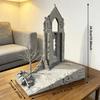 Ruin House DIY Building Model Figure Display Assembly Decoration Unfinished Photo Prop Scenery