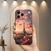 Eiffel Tower landscape For iPhone 13,17,11,12,16,14,15,Plus,Pro Max,XS,X,XR,SE,Mini,8,7,Soft Silicone Black Phone Case