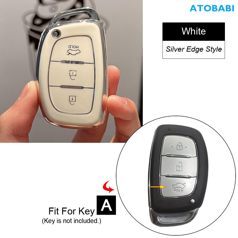 Tpu Car Key Cover Skin For Hyundai Tucson Elantra Creta Sonata Ioniq Creata Ix35 I20 Remote Fob Shell Case Auto Accessories