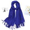 Summer Women Hijab Scarf Thin Shawls And Wraps Lady Solid Female Hijab Stoles Long Cashmere Pashmina Foulard Head Scarves