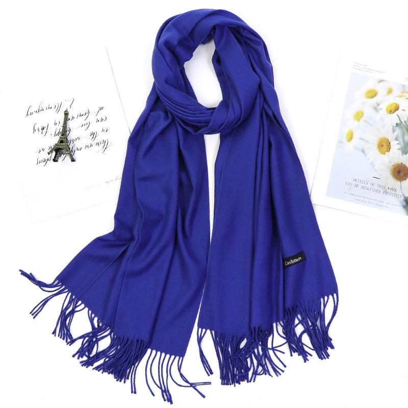 Summer Women Hijab Scarf Thin Shawls And Wraps Lady Solid Female Hijab Stoles Long Cashmere Pashmina Foulard Head Scarves