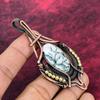 Tree Agate Pendant Copper Wire Wrapped Gemstone Pendant Handmade Antique Jewelry