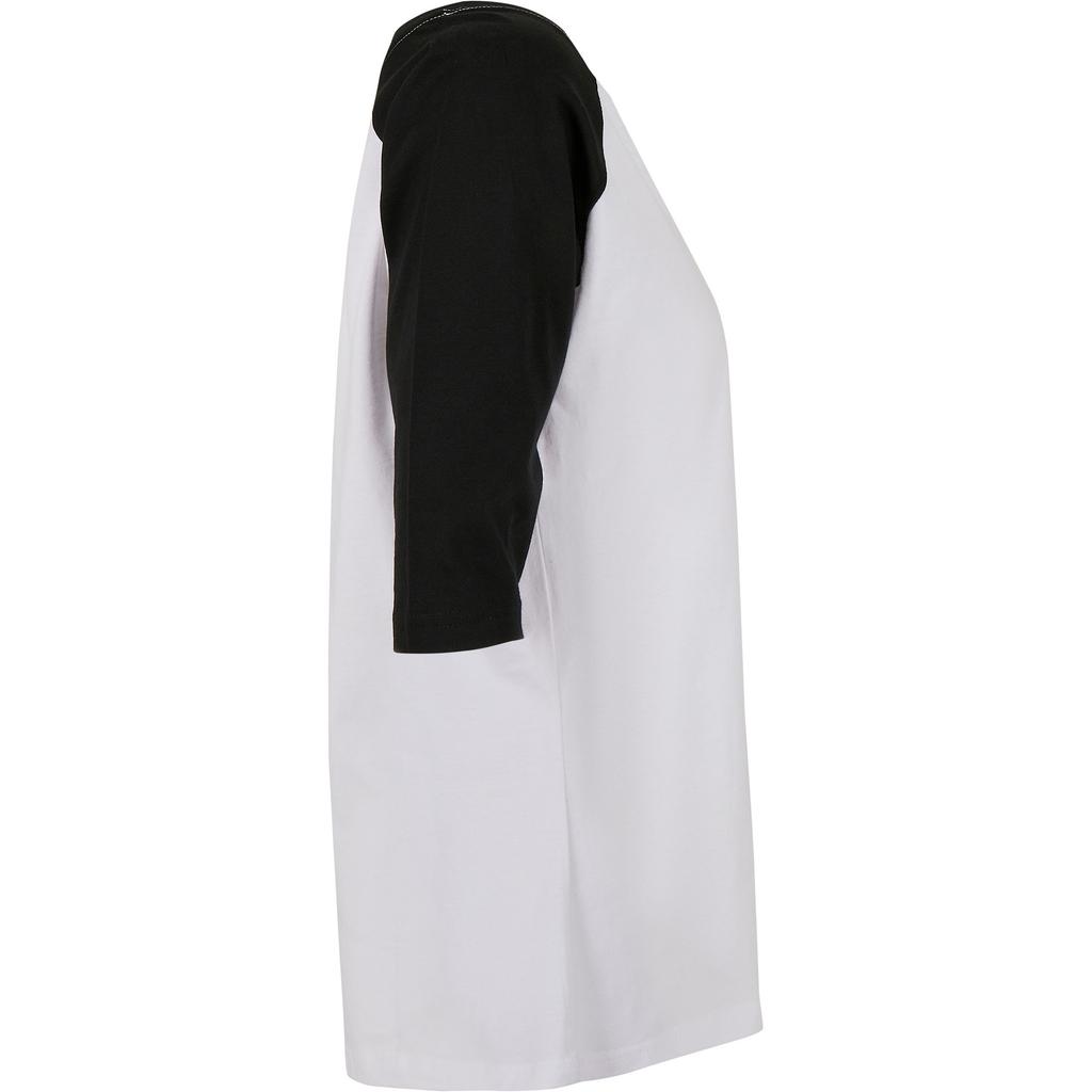 Bygg ditt varumärke Dam/Tjej Kontrast 3/4 Lång Raglan T-shirt