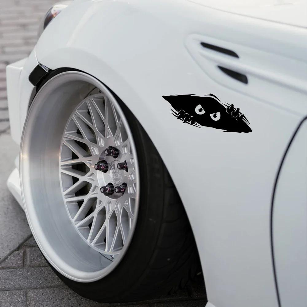 Funny Peep Monster Car Sticker Cover Vinyl Film Waterproof Decals Decoration Auto Creative Styling Exterior Decor Accessories