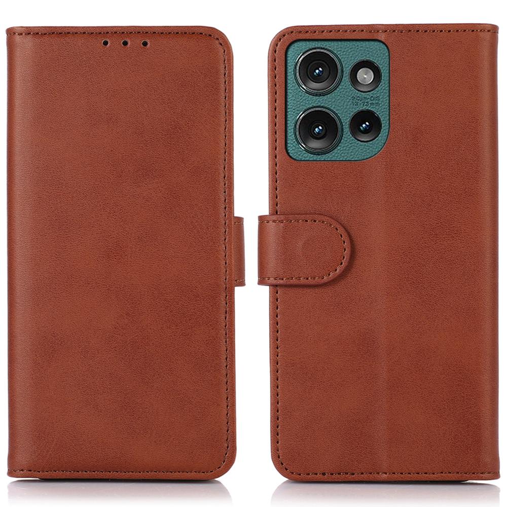 For Motorola Edge 50 Neo 5G/Moto S50 5G/Thinkphone 25 5G Case Cowhide Texture Leather Wallet Phone Cover with Stand