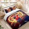 Custom Name Bedding Set 3 PiecesLamine Yamal Print Duvet Cover + 2 Pillowcases Soft Bed Decor