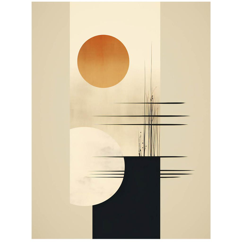 Minimalizm I Natura Minimalizm I Natura, 50X70 Cm, Bez Ramy, Płótno Premium Na Blejtramie