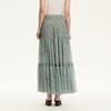 VEROMODA Floral Print High-Waist Midi Skirt
