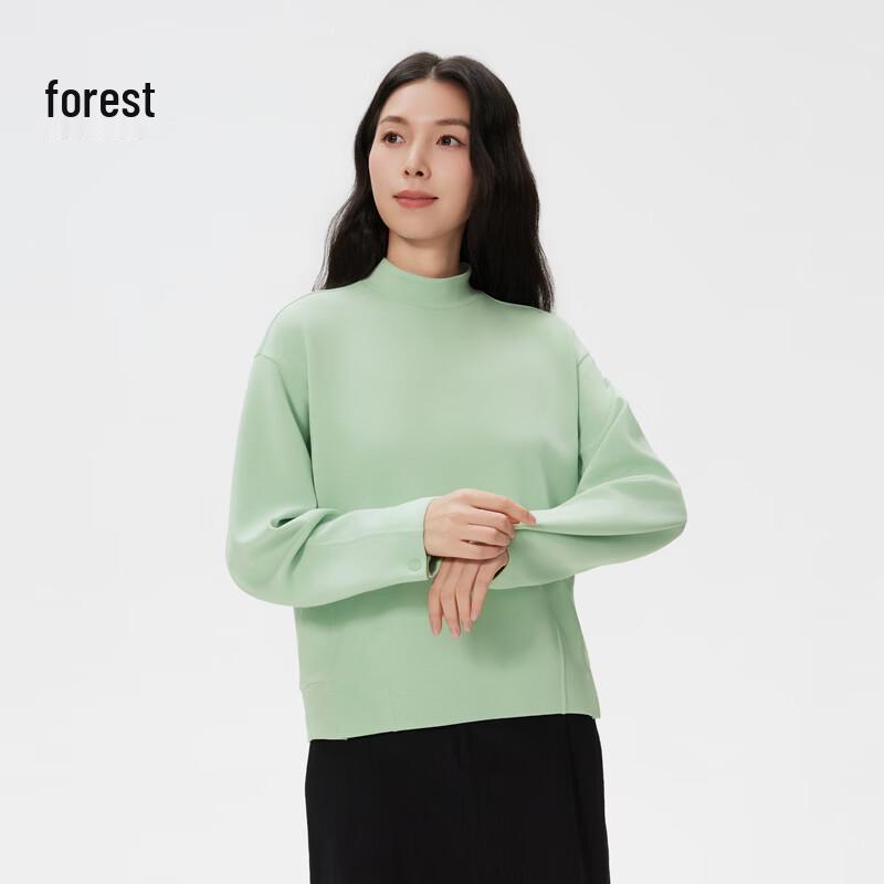 KOLON SPORT Women s Antibacterial Mock Neck Sweatshirt S