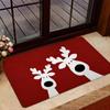 Christmas Reindeer Red Carpet Welcome Doormat Family Farmhouse Fun Kitchen Outdoor Indoor Entrance Decorated Floor Mat