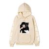 Japanese Anime Hoodie Sweatshirt Jujutsu Kaisen Satoru Gojo Anime Print Soft Fleece Warm Long Sleeve Hooded Sweatshirt