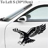 Cool Black Color Eagle Pattern Stickers for Cars DIY Auto Design Decoration Decal
