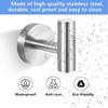 Wall Hook Bathroom Silver SUS 304 Stainless Steel Shower Towel Hook Maximum Load 15kg