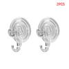 1/2/4/5/10pcs Suction Cup Hooks, Clear Reusable Heavy Duty Vacuum Suction Cup Hooks Glass Kitchen Bathroom Hooks for Towel