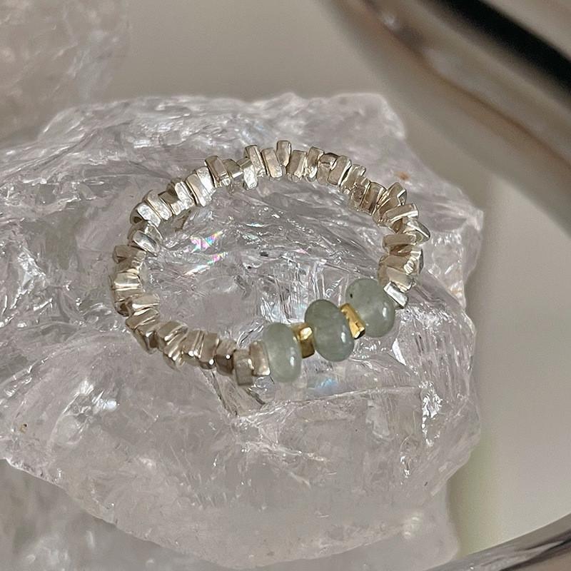 Copper Adjustable Fashionable Ring For Women With Ins Trendy Design And Elegant Features Geometric