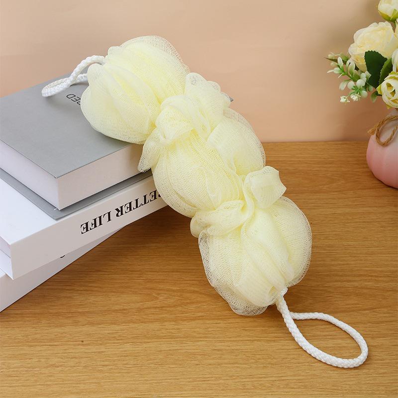 Premium Long Bath Scrubber - Soft Foam Shower Towel & Back Brush