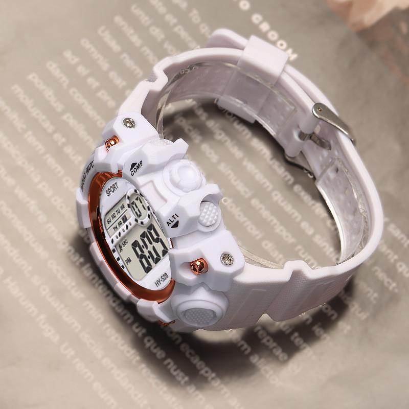 Unisex Sports Digital Watch With Led Lcd Backlight For Students And Athletes