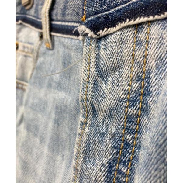 Used reconstructed denim pants