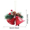 Christmas Bell Metal Jingle Tree Craft Bells Christmas Tree Hanging Pendant Ornament Christmas Decoration Supplies