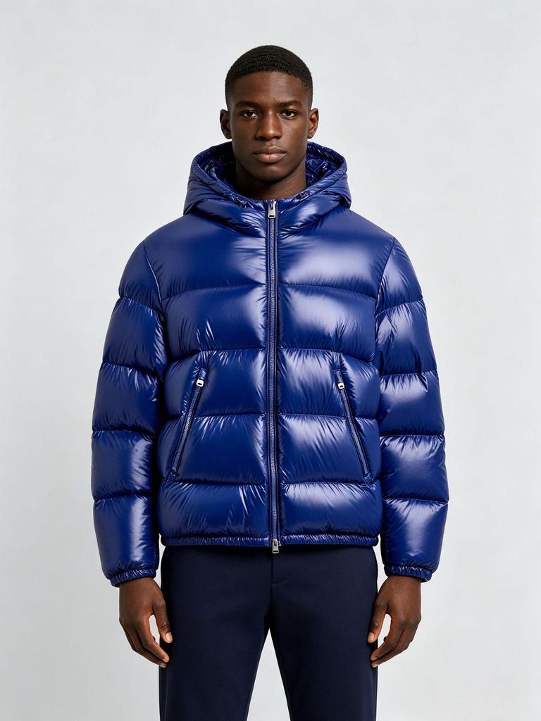 Men’s Winter Hooded Cotton Jacket: Warm Padded Coat for Casual Wear - European & American Style