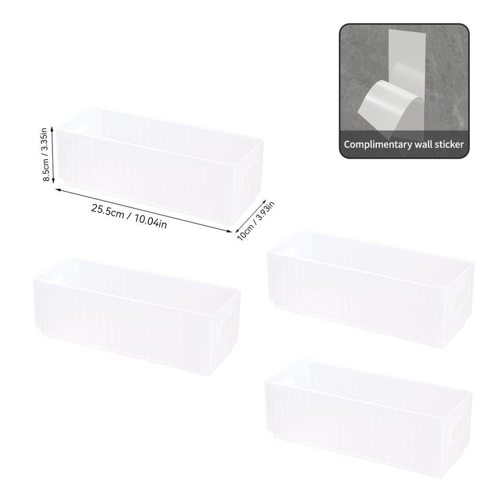 Kitchen Cabinet Door Storage Organizer Wall Mounted Punch Free Plastic Folding Storage Box Multifunctional Shelf