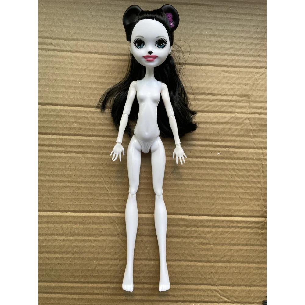 Slim Doll Body Heads Colorful Hair Doll Head Green White Black Brown Pink Beige Color Doll Body Multi Joints Movable Doll Figure